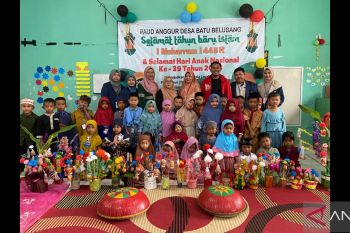 Kampung Dongeng Meriahkan 1 Muharram dan HAN di Paud Anggur
