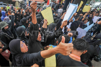 Unjuk rasa konflik agraria di Jambi