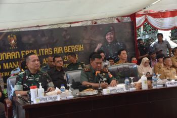 Pangdam: Manfaatkan Air Bersih dari TNI AD Manunggal Air