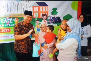Semarakkan HUT, Kemenkumham Sumsel gelar bakti sosial pengentasan stunting