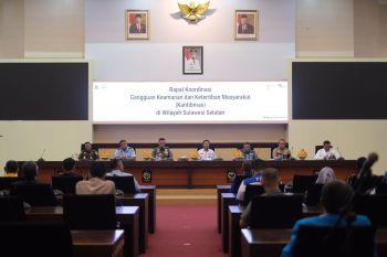 Pemprov Sulsel gelar rakor kamtibmas cegah perkelahian antar kelompok