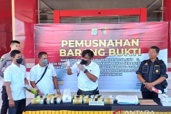 Polda Sulteng tingkatkan tahap penelitian berkas perkara narkoba 15 kilogram