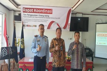 Kemenkumham Sulbar memperkuat sinergi tingkatkan pengawasan orang asing