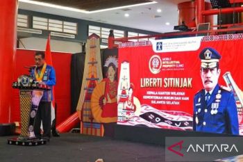 Kemenkumham Sulsel teken MoU Penyelenggaraan KI dengan enam Pemda