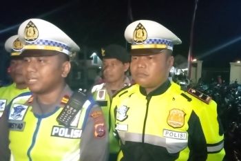 Polres Pasaman Barat tindak 100 kendaraan pada operasi gabungan