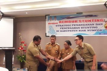 Pemkab Biak Numfor bersama Forkompinda deklarasi mencegah stunting