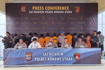 Polres Konawe Utara menetapkan 10 tersangka kasus penyelundupan elpiji