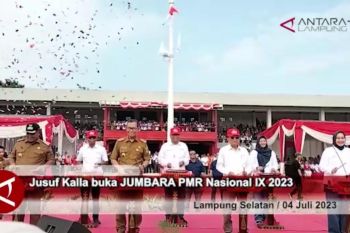 Jusuf Kalla buka JUMBARA PMR Nasional IX 2023