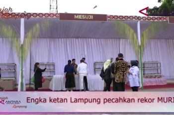 Engka ketan Lampung pecahkan rekor MURI