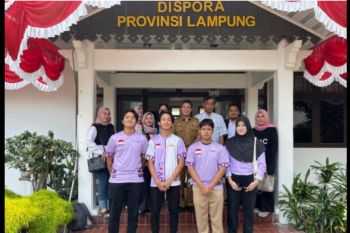 Lilac audiensi ke Dispora Lampung berkomitmen cetak atlet sepatu roda terbaik
