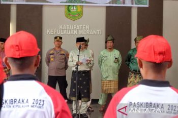 Pesan Asmar kepada 30 calon Paskibraka Meranti