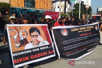 Polresta Samarinda kawal aksi protes terhadap Rocky Gerung