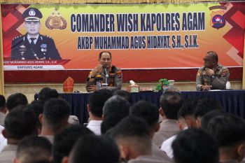 Polres Agam tindak tegas anggota terlibat penyalahgunaan narkotika