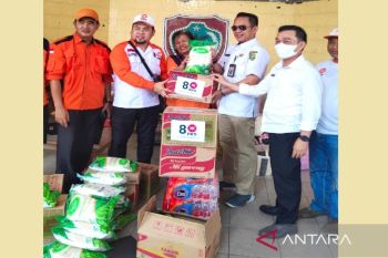Relawan PKS salurkan bantuan untuk korban kebakaran di Palangka Raya