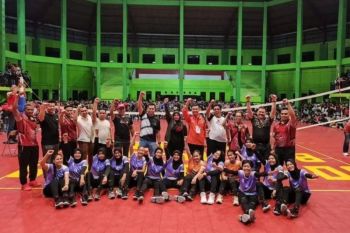 Medali emas bola voli Porprov Kalteng diraih Kotim dan Sukamara