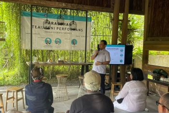 Pj Bupati Tubaba hadiri sarasehan Temu Seni Performans Indonesia Bertutur 2023