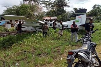 Pesawat Smart Air tergelincir di Kenyam Papua Pegunungan