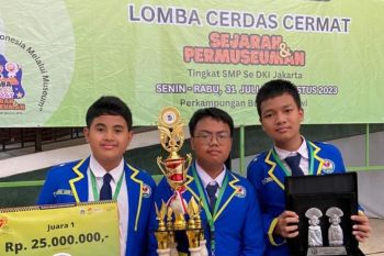 SMPN 255 Jakarta Juara 1 LCCSP 2023 Tingkat SMP se-DKI