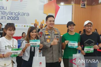 Influencer turut ramaikan Riau Bhayangkara Run