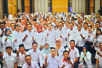 Hary Tanoesoedibjo gelar konsolidasi Perindo di Palembang
