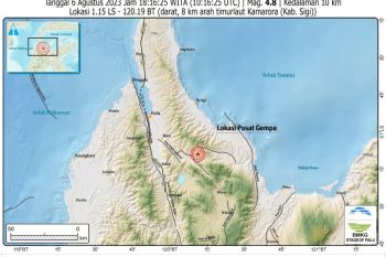 BMKG : Terjadi 37 gempa susulan pascagempa magnitudo 5,3 di Sigi