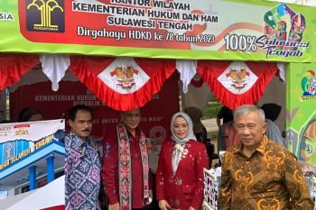 Kemenkumham Sulteng buka layanan kekayaan intelektual pada Gernas BBI-BBWI