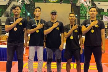 Tim taekwondo Polda Kaltim  rebut tiga emas dan satu perunggu