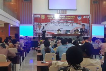 Kominfo Jayapura sosialisasi peranan kelompok informasi bagi masyarakat