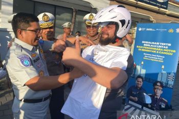 Polri-Jasa Raharja kampanyekan keselamatan lantas di Badung Bali