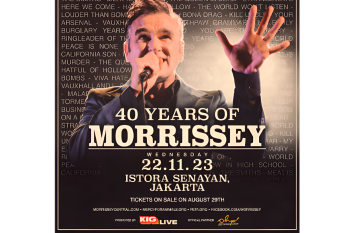 Morrissey via "40 Years of Morrisey" sapa fans