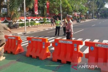 Polisi siapkan 1.100 personel amankan demo buruh di Jakarta Pusat