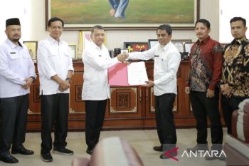 Pemkab Nagan Raya-Aceh Tengah jalin kerjasama bidang pangan dan pertanian