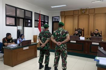 Tentara pembawa sabu dihukum berat