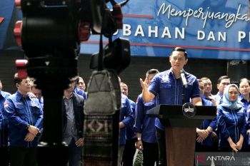 AHY sebut Partai Demokrat tetap mawas diri meskipun MA tolak PK Kubu Moeldoko