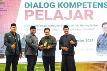 Menteri BUMN motivasi pelajar melalui dialog