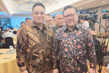Kompak dengan Agung Laksono, Willy Lesmana hadiri penandatanganan MoU antara Samsung dan UMKM naik kelas