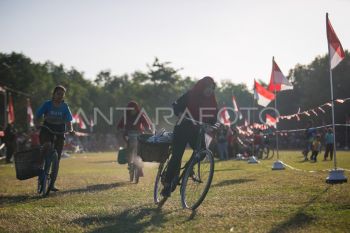 Lomba balap sepeda ontel bronjong