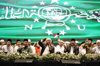 Kemeriahan sholawat bersama di Pasuruan