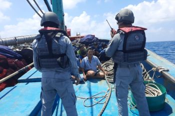 Bakamla RI tangkap kapal ikan Vietnam di Laut Natuna Utara