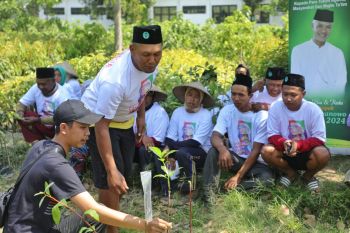 Relawan "Kiai Muda Ganjar" inisiasi penguatan pertanian di Nganjuk