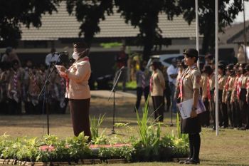 HUT ke-62 Pramuka, Kwarcab Sleman gelar Apel Besar
