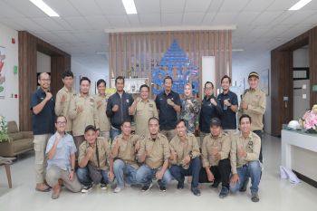 Jurnalis TV se-Muria Raya "tilik" Pabrik Semen Gresik-Rembang