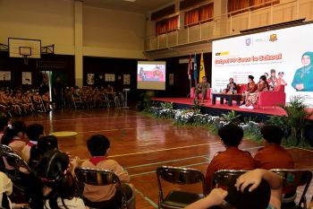 Satpol PP Surabaya ajak pelajar SD-SMP kampanyekan "stop bullying"