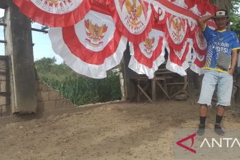 Pedagang Bendera Merah Putih di Sentani peroleh Rp2 juta per hari