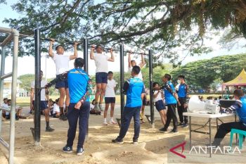 540 calon prajurit TNI AL Sultra jalani tes jasmani di Kendari