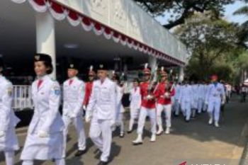 Presiden dan Ibu Negara pantau Gladi bersih Upacara HUT ke-78 RI
