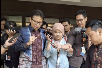 Menteri Kesehatan belum pastikan batuk yang dialami Presiden akibat udara kotor Jakarta