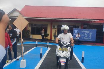 Polres Tarakan Meluncurkan Uji Praktik SIM C