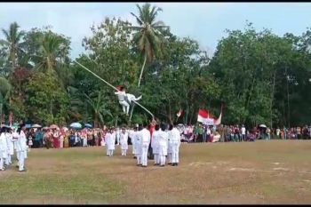Upacara HUT RI di Lampung Selatan diwarnai insiden patah tiang