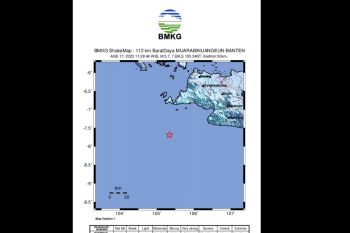 Gempa magnitudo 5,7 guncang Banten